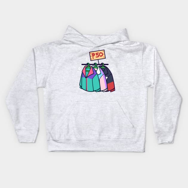 BnW: Ukay-Ukay [No Text] Kids Hoodie by oletarts